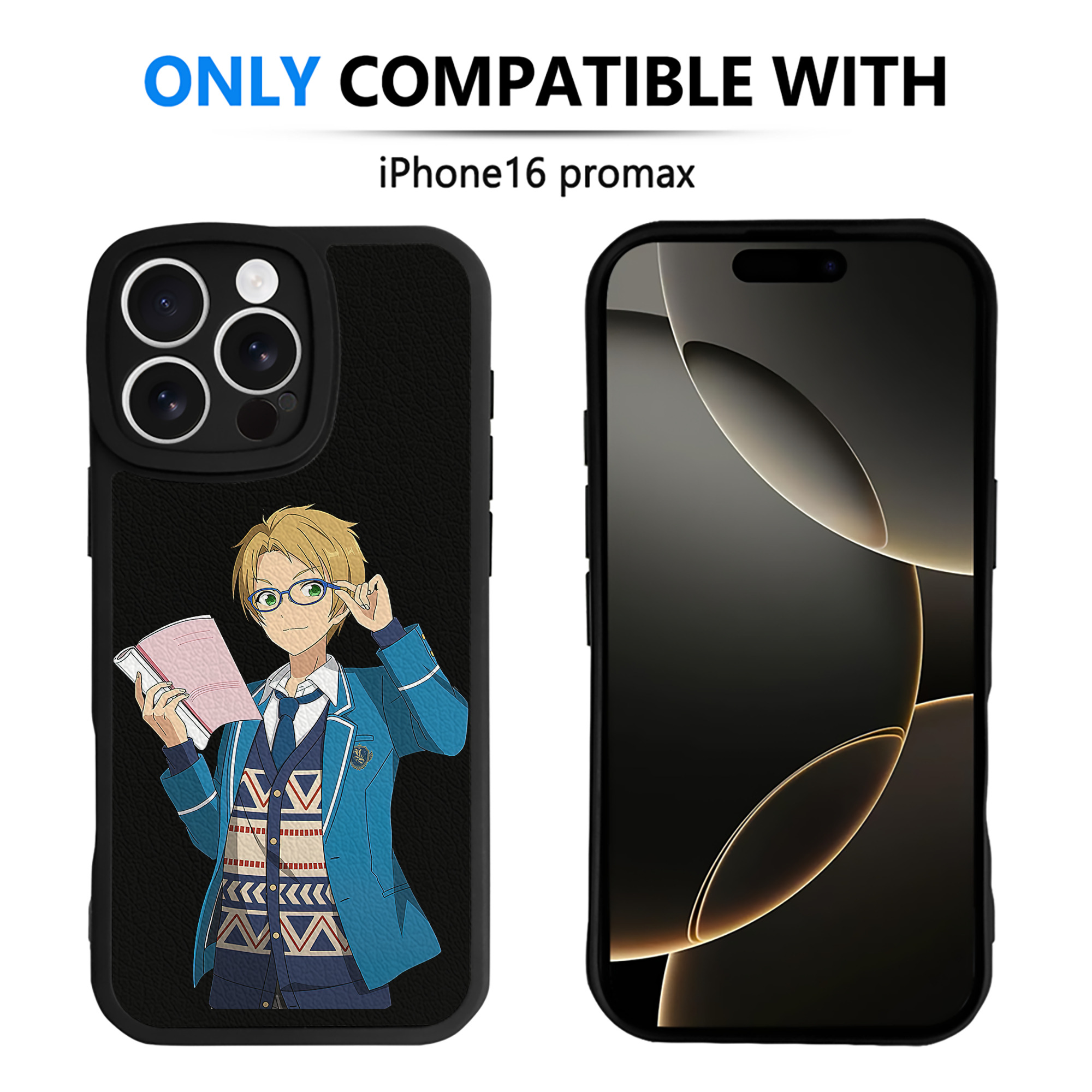 （画像用） あんさんぶるスターズ! Ensemble Stars 【iPhone 16シリーズ対応】シリコンスマホケース（レザー調） 材質：シリコン